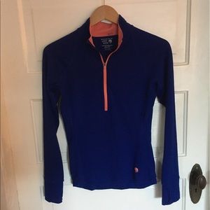 Mountain Hardware 3/4 Zip Long Sleeve Top